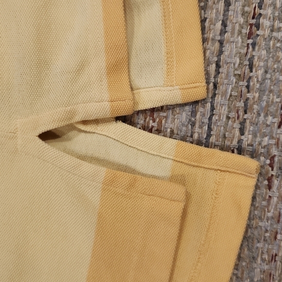 3/$20 Tommy Hilfiger Yellow Stripes Polo Shirt - Picture 9 of 9